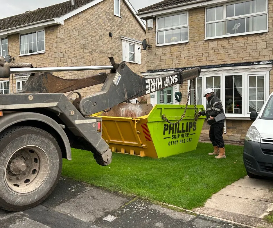 Phillips Waste Management - Skip Hire - Skip Unloaded